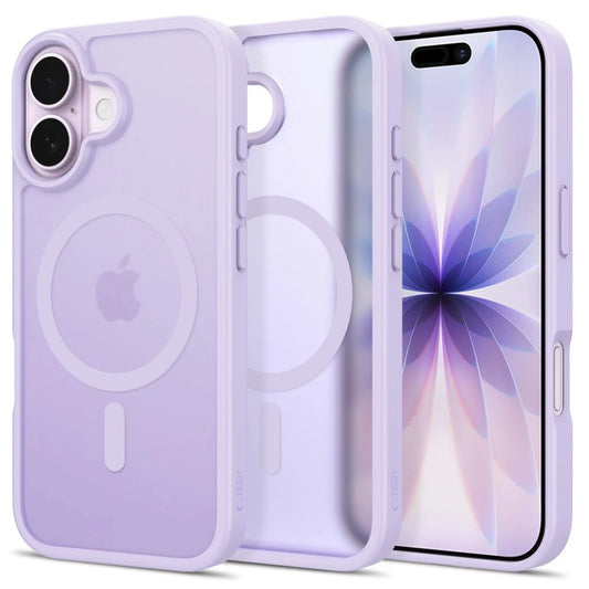 Etui Tech-Protect BasicMag MagSafe na iPhone 17 - liliowe matowe