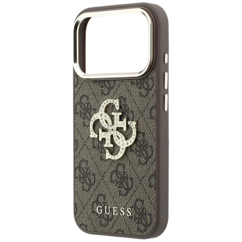 Etui Guess 4G & Big Strass Logo na iPhone 17 Pro Max / 18 Pro Max - brązowe – zdjęcie 6
