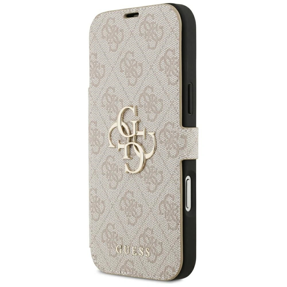 Etui Guess Book 4G Metal Logo na iPhone 18 Pro Max / 17 Pro Max - różowe – zdjęcie 2
