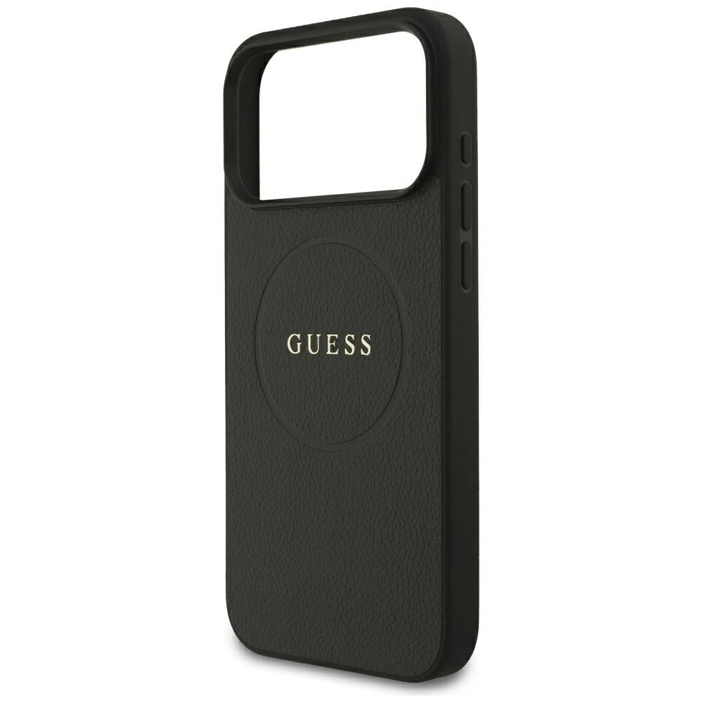Etui Guess Grained Gold Ring na iPhone 18 Pro Max / 17 Pro Max - czarne – zdjęcie 6