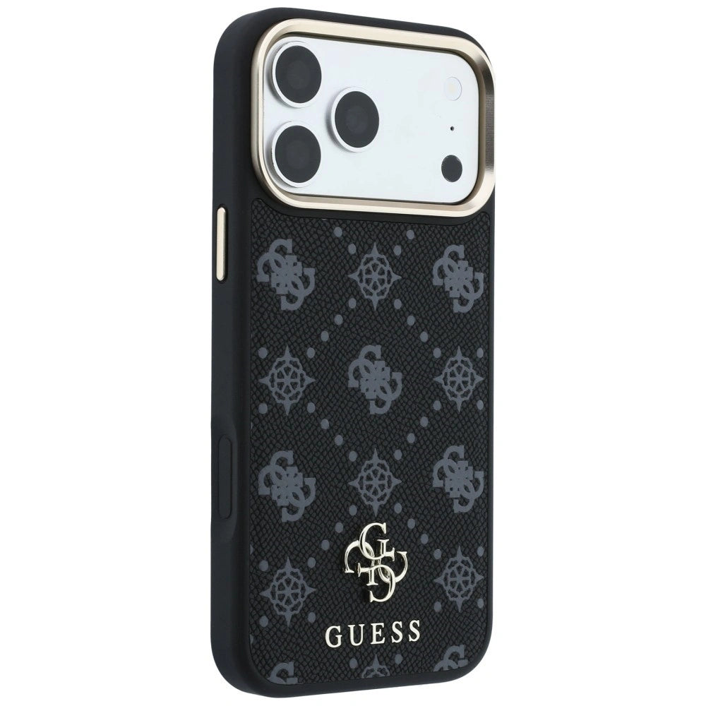 Etui Guess Peony 4G Small Logo na iPhone 17 Pro Max / 18 Pro Max - czarne – zdjęcie 4