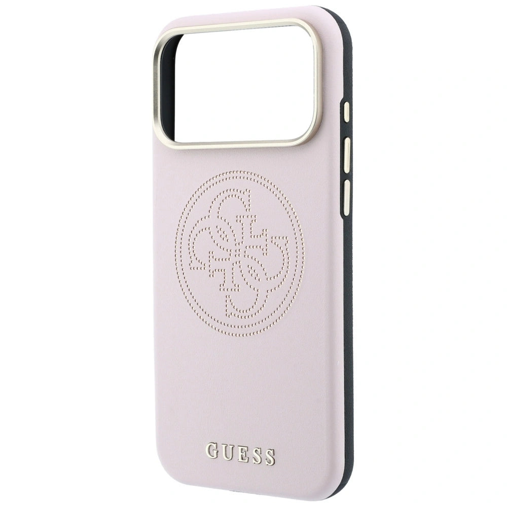 Etui Guess Perforated 4G Gold na iPhone 17 Pro Max / 18 Pro Max - różowe – zdjęcie 6