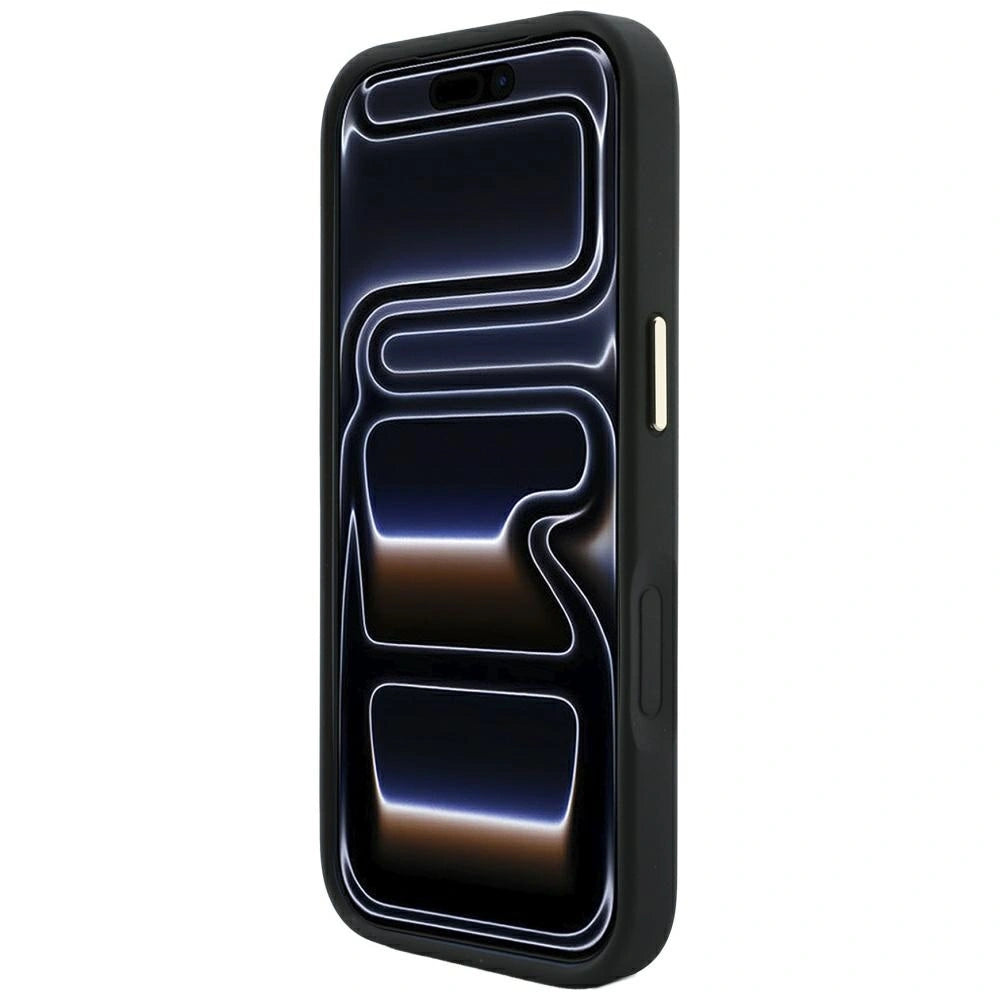 Etui Guess Saffiano Peony & na iPhone 17 Pro Max / 18 Pro Max - czarne – zdjęcie 5