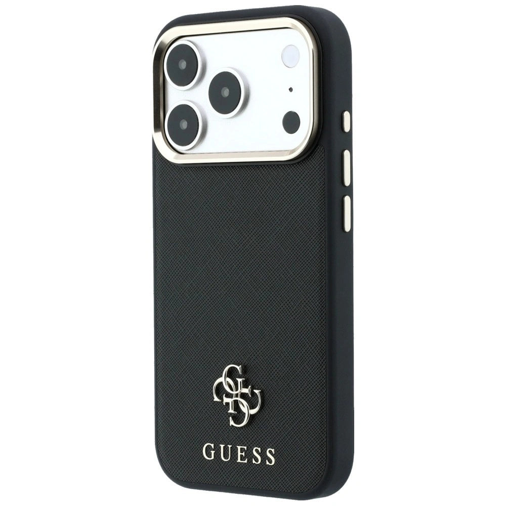Etui Guess Saffiano Small 4G & na iPhone 17 Pro Max / 18 Pro Max - czarne – zdjęcie 2
