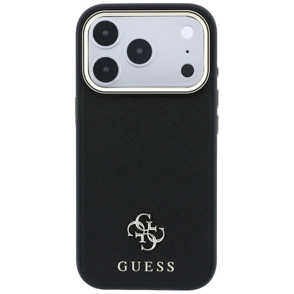 Etui Guess Saffiano Small 4G & na iPhone 17 Pro Max / 18 Pro Max - czarne – zdjęcie 3
