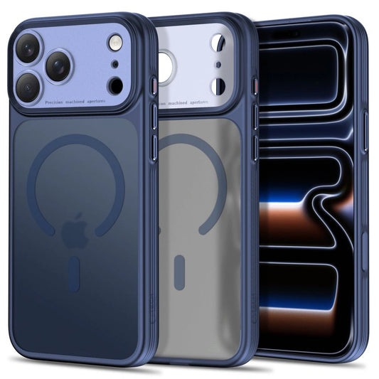 Etui Tech-Protect MagPrime na iPhone 18 Pro / 17 Pro - granatowe matowe