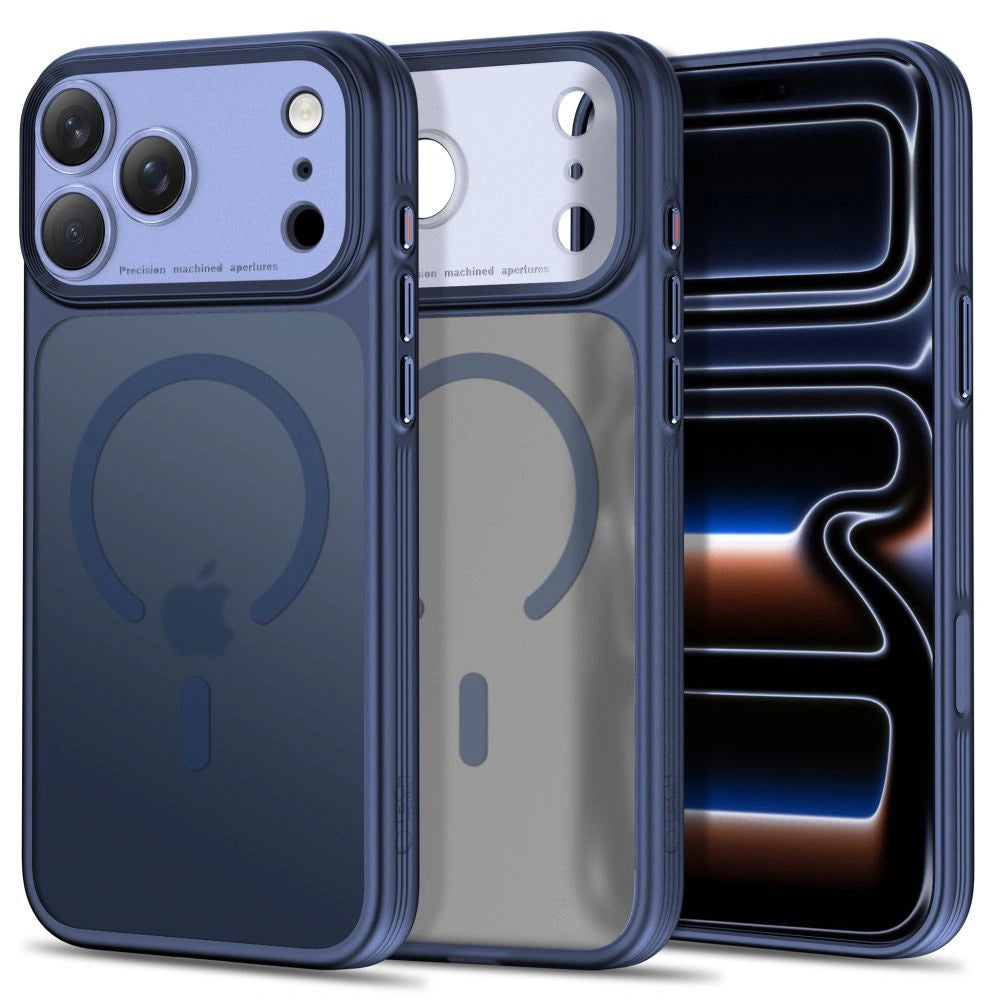 Etui Tech-Protect na iPhone 18 Pro Max / 17 Pro Max - granatowe matowe