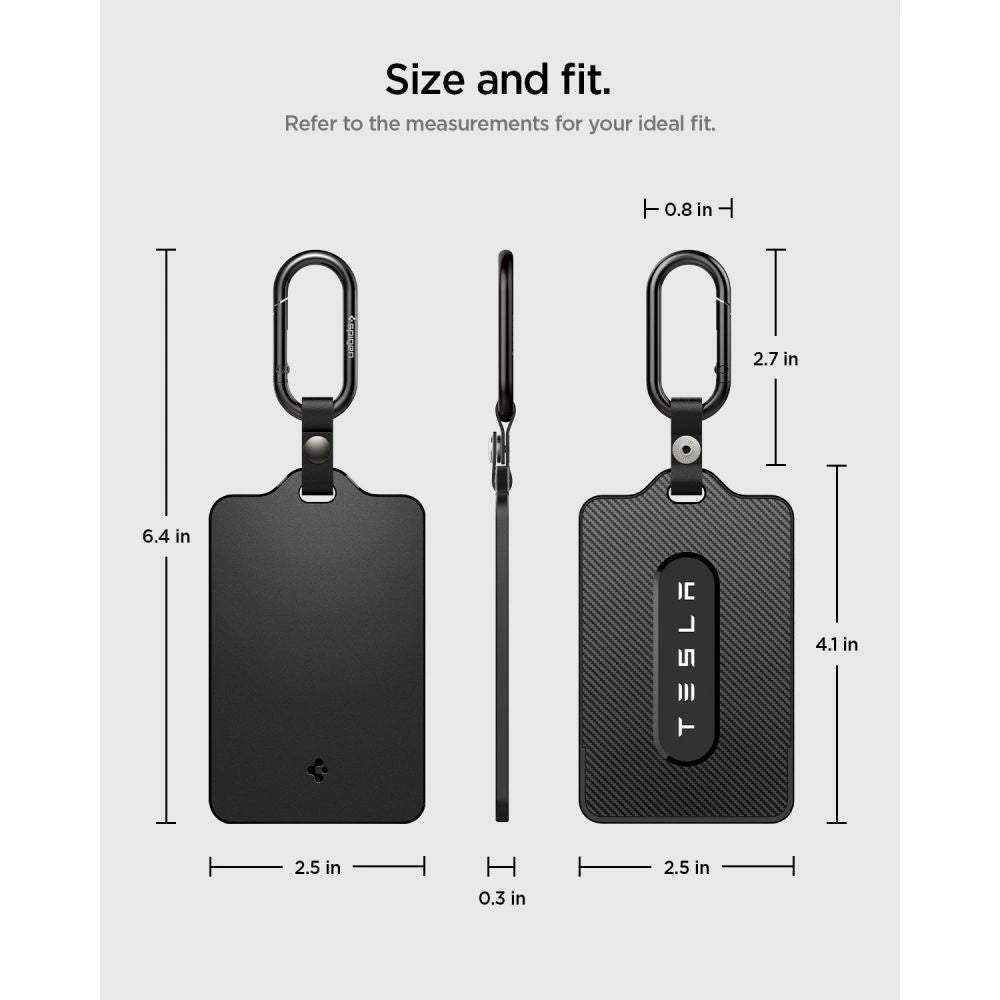 Etui Spigen TO243 Tesla Key Card Holder na klucze samochodowe - czarne – zdjęcie 10