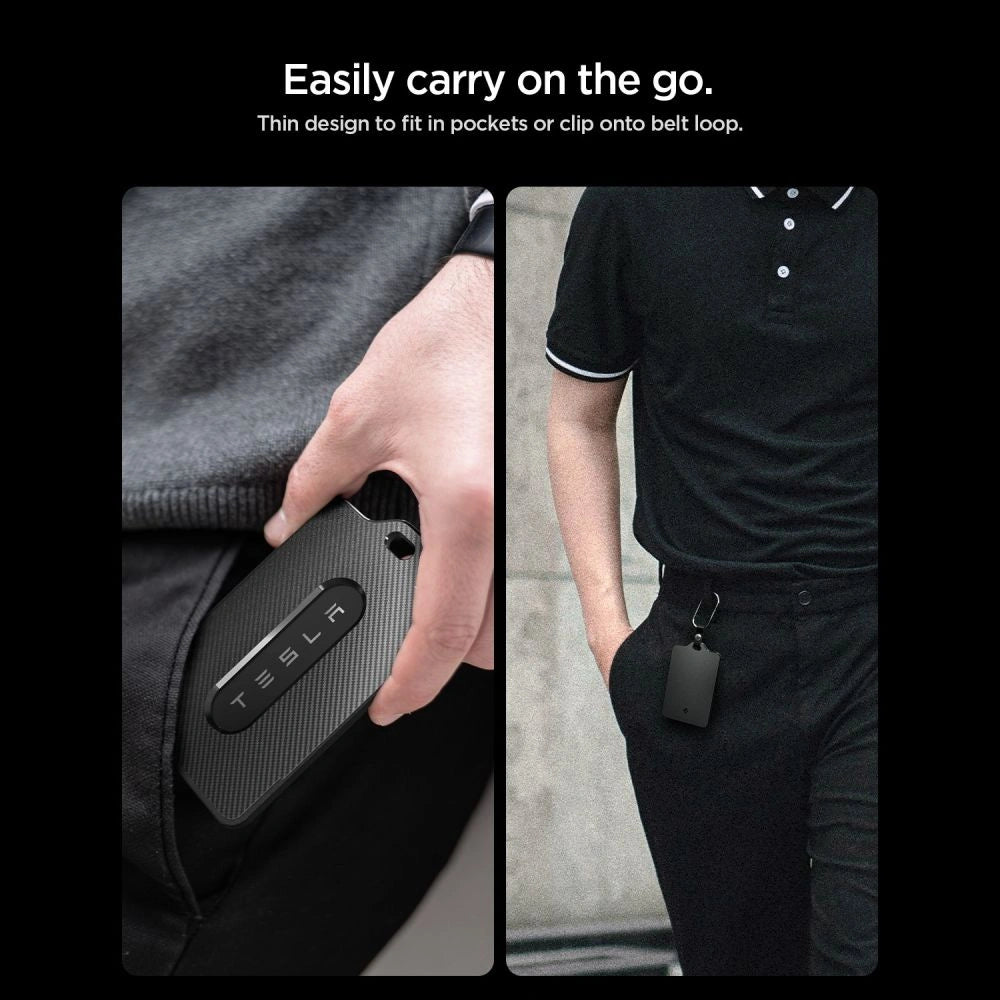 Etui Spigen TO243 Tesla Key Card Holder na klucze samochodowe - czarne – zdjęcie 8