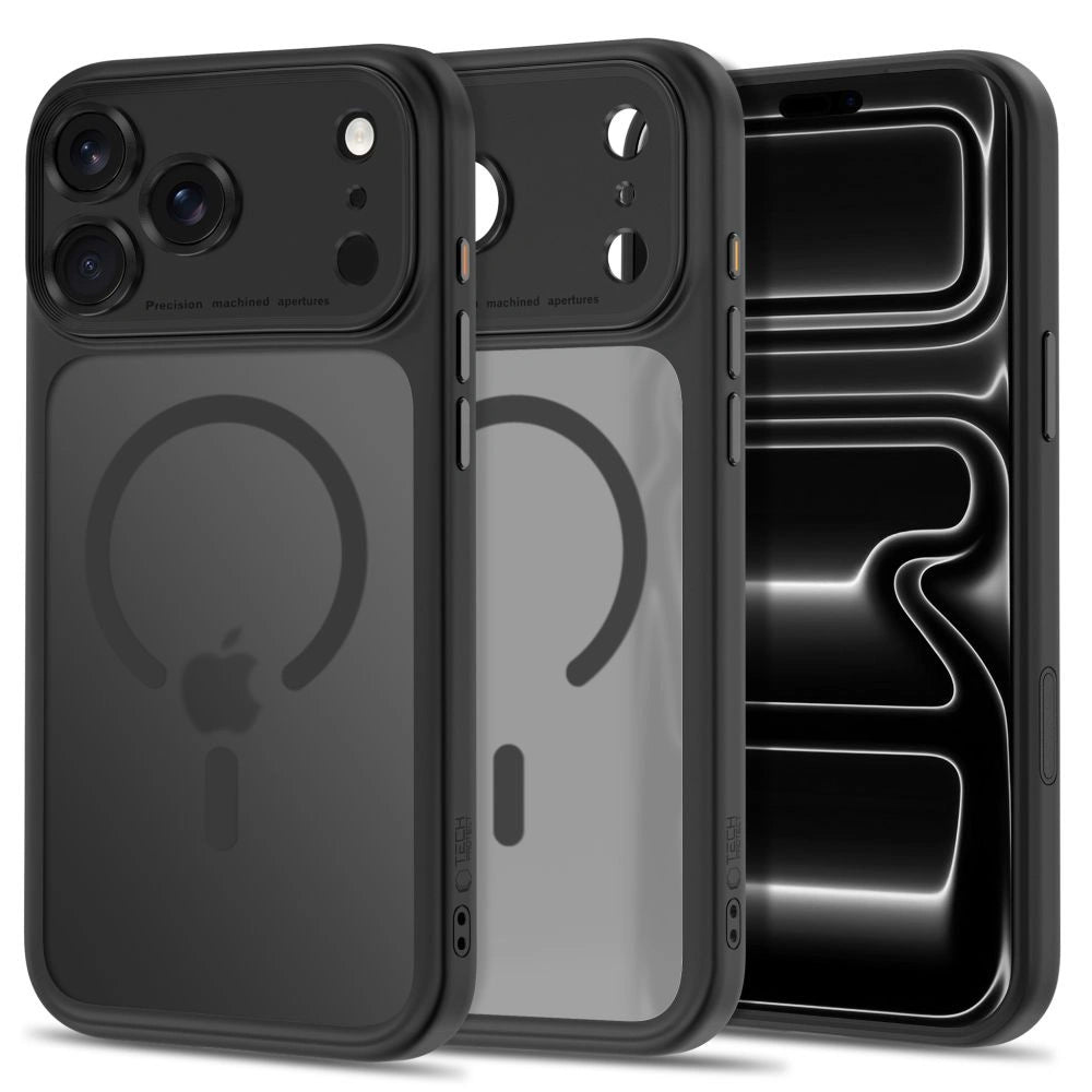 Etui Tech-Protect na iPhone 18 Pro Max / 17 Pro Max - czarne matowe