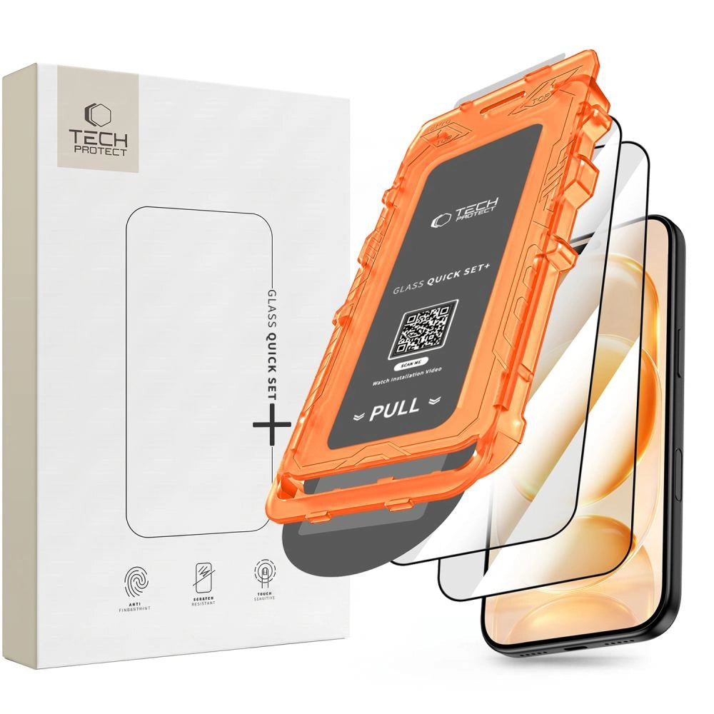 Szkło hartowane Tech-Protect Quick Set+ 2-Pack na iPhone 18 Pro / 17 Pro