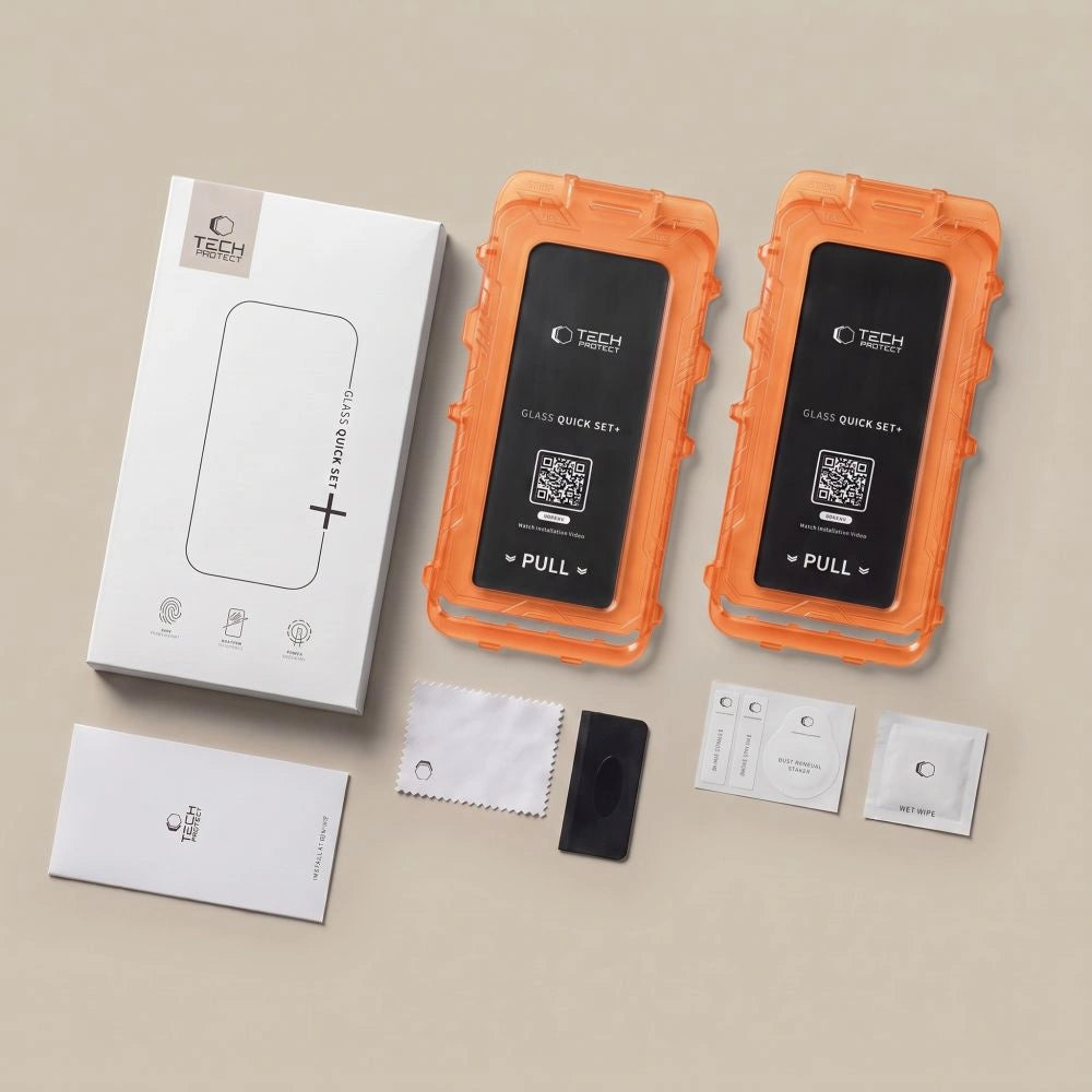 Szkło hartowane Tech-Protect Quick Set+ 2-Pack na iPhone 18 Pro / 17 Pro – zdjęcie 14