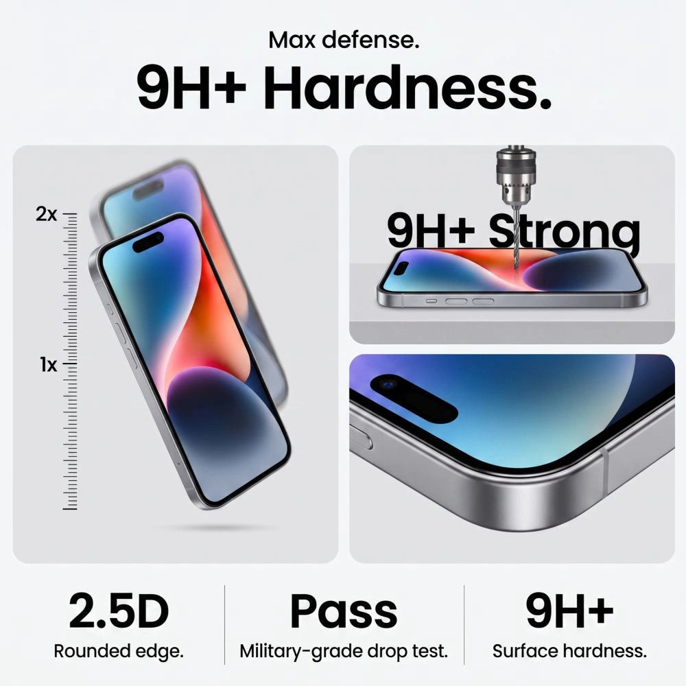 Szkło hartowane Tech-Protect Quick Set+ 2-Pack na iPhone 18 Pro / 17 Pro – zdjęcie 7