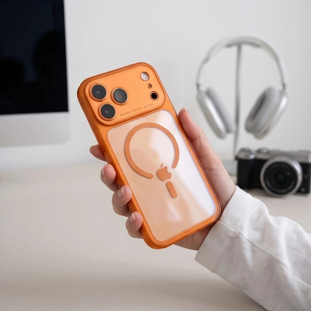 Etui Tech-Protect na iPhone 18 Pro / 17 Pro - przezroczysto-pomarańczowe – zdjęcie 6