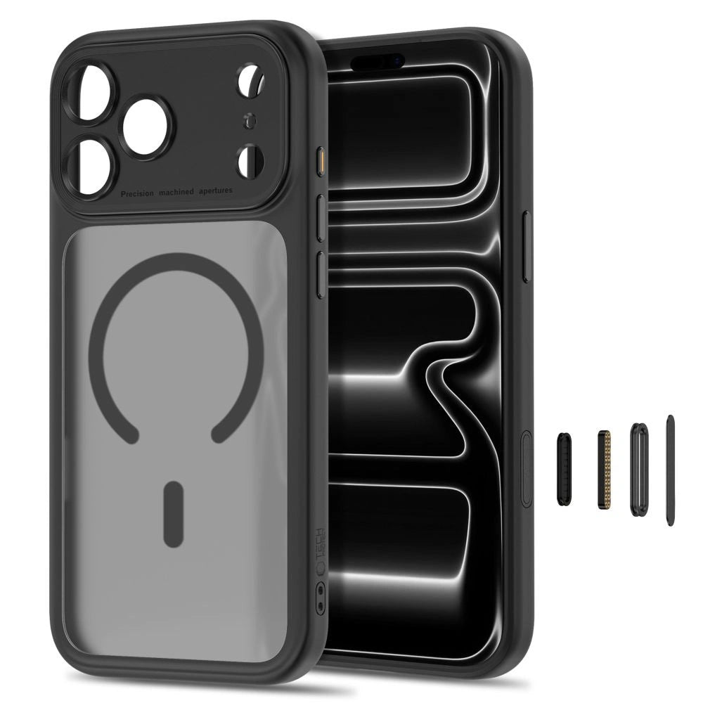Etui Tech-Protect MagPeak na iPhone 18 Pro / 17 Pro - czarne matowe – zdjęcie 2