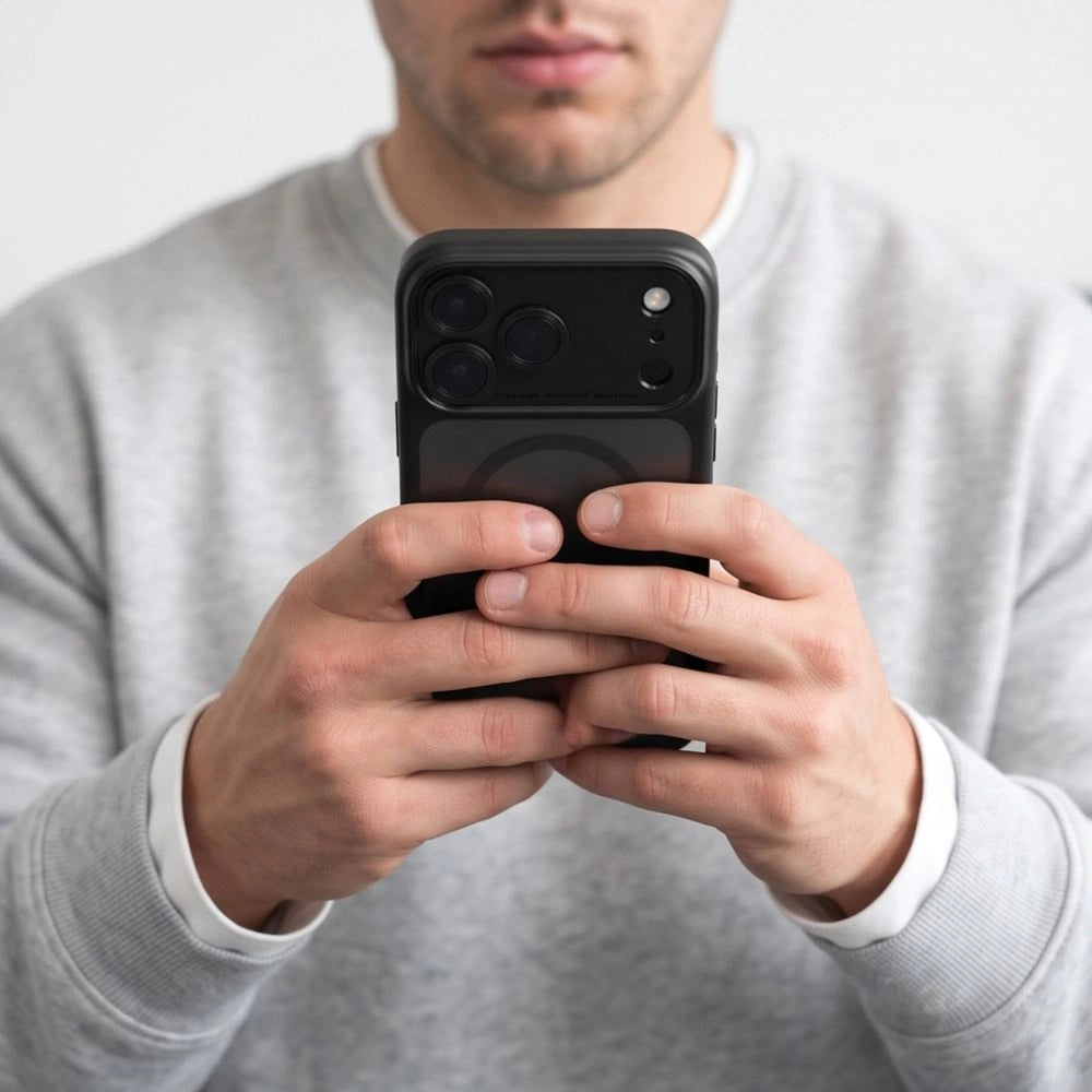 Etui Tech-Protect MagPeak na iPhone 18 Pro / 17 Pro - czarne matowe – zdjęcie 7