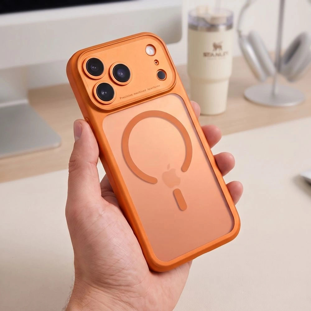 Etui Tech-Protect MagPeak na iPhone 18 Pro / 17 Pro - pomarańczowe matowe – zdjęcie 8