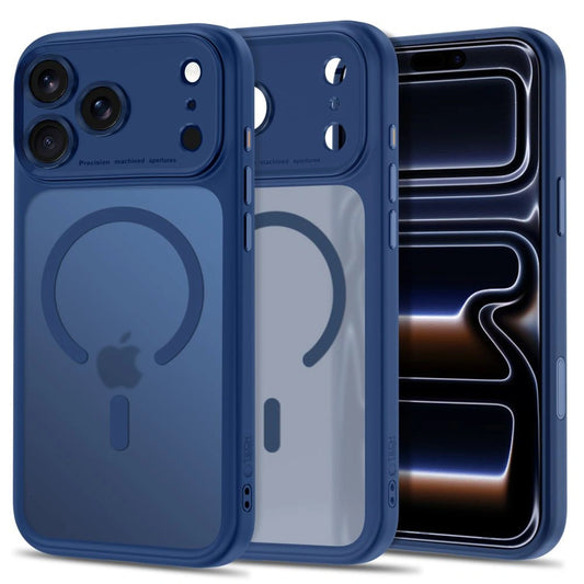 Etui Tech-Protect na iPhone 18 Pro Max / 17 Pro Max - granatowe matowe