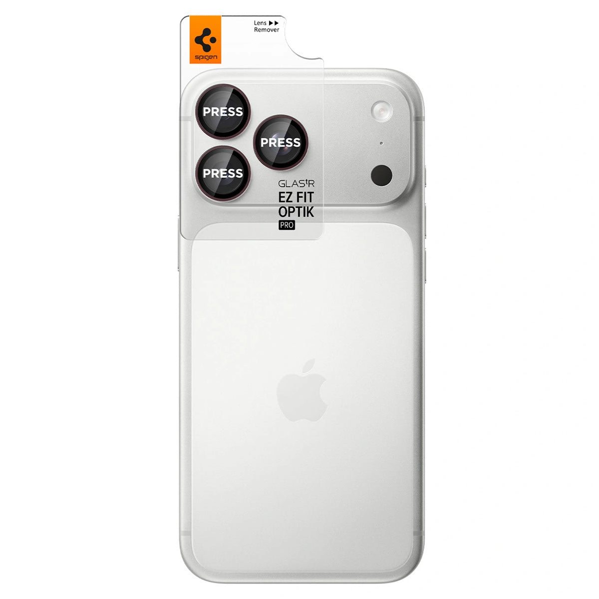 Szkło hartowane na aparat na iPhone 18 Pro / 18 Pro Max - dark cherry – zdjęcie 3