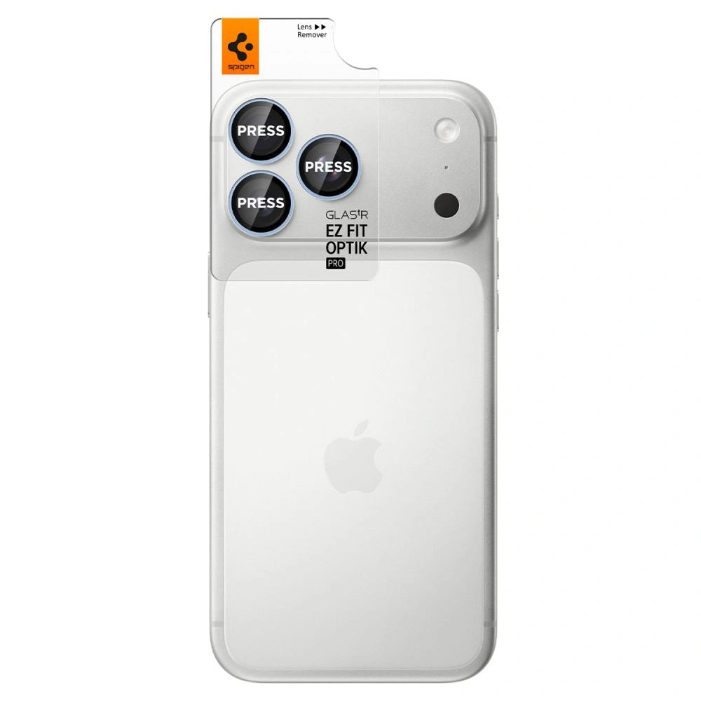 Szkło hartowane na aparat Spigen Optik Pro GLAS.TR EZ FIT 2-Pack na iPhone 18 Pro / 18 Pro Max – zdjęcie 2