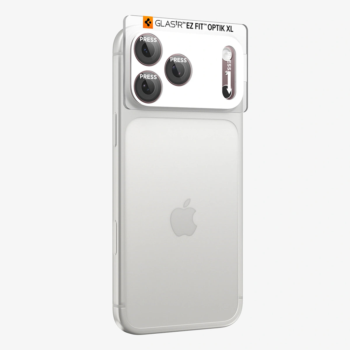 Szkło hartowane na aparat Spigen Optik Pro na iPhone 18 Pro - dark cherry – zdjęcie 10