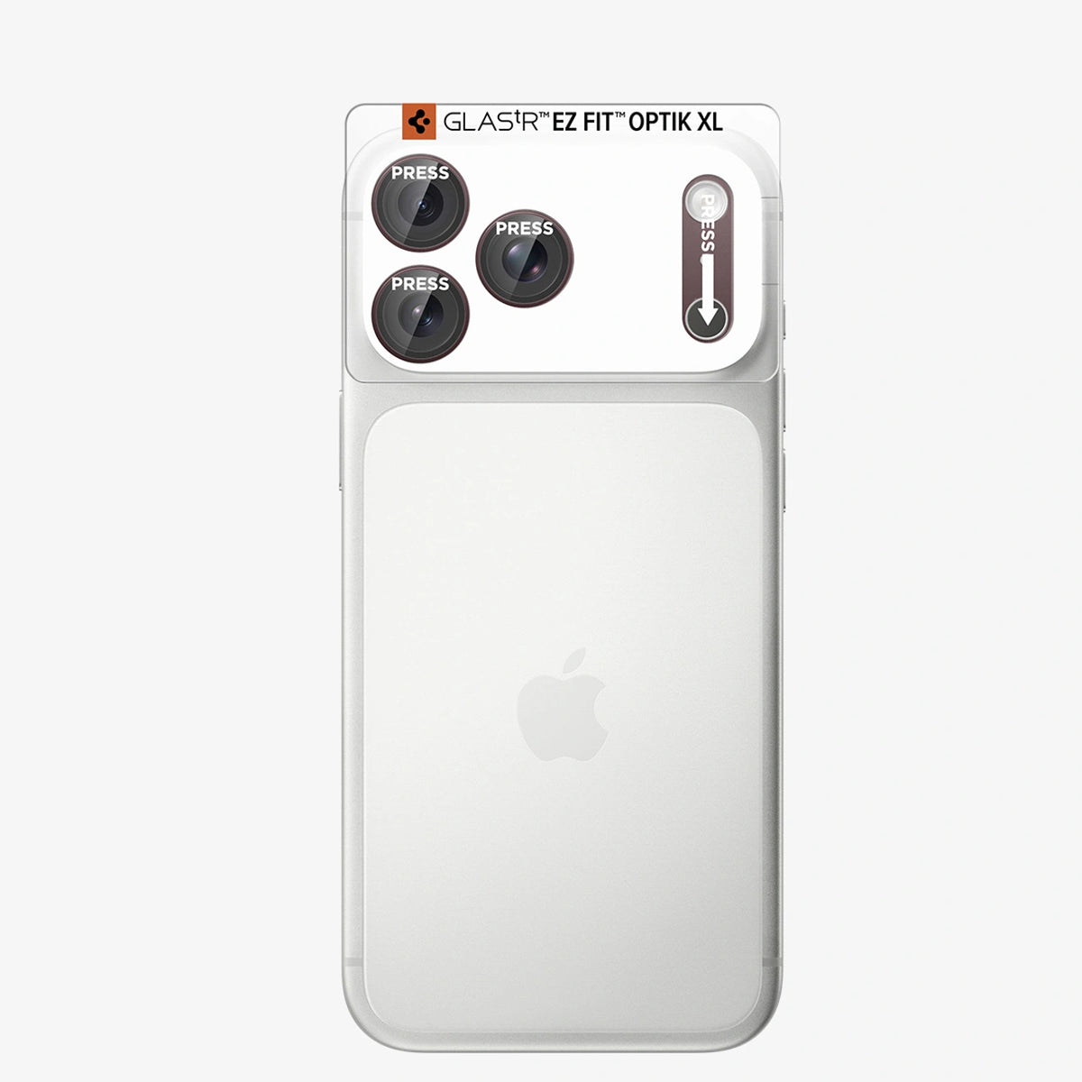 Szkło hartowane na aparat Spigen Optik Pro na iPhone 18 Pro - dark cherry – zdjęcie 4