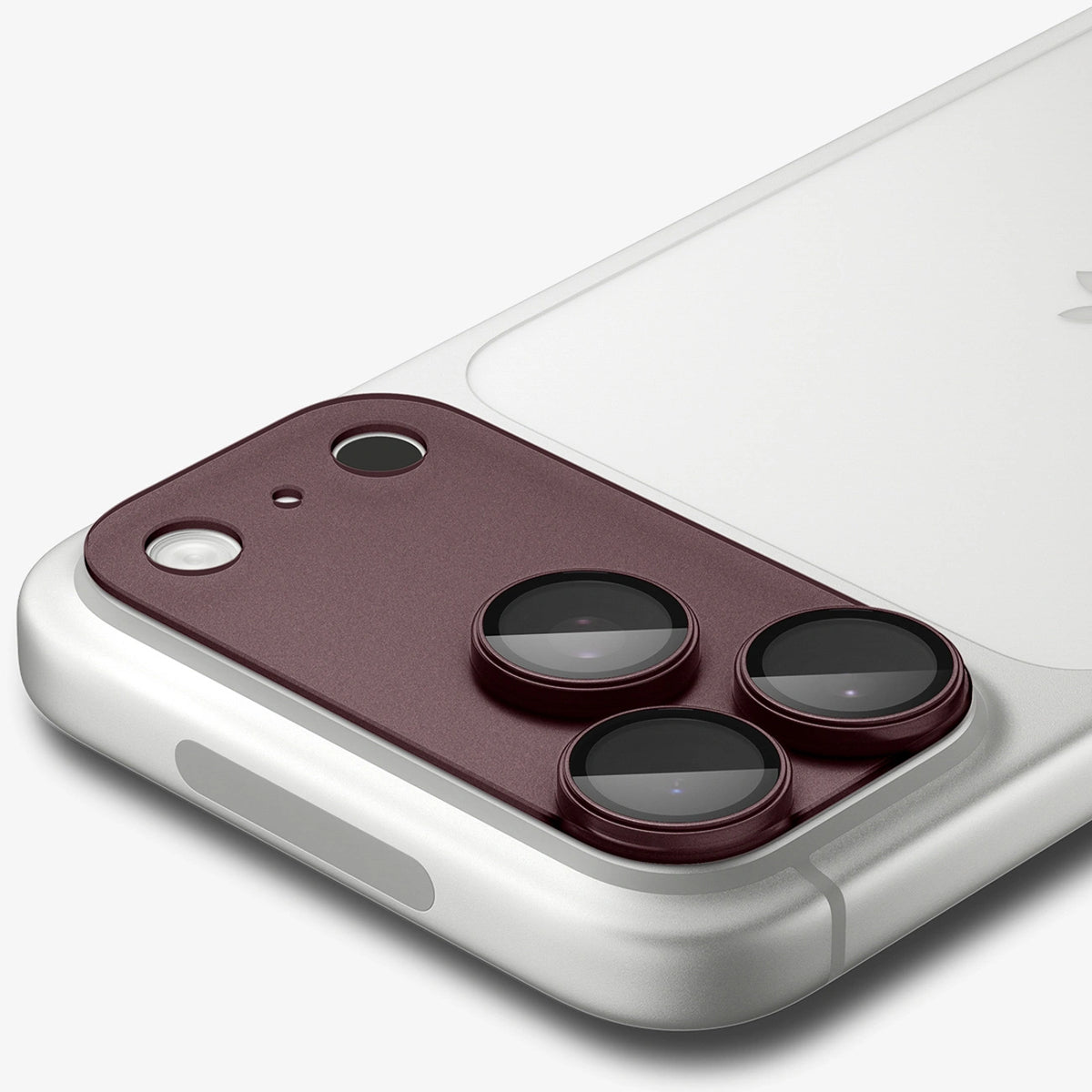 Szkło hartowane na aparat Spigen Optik Pro na iPhone 18 Pro - dark cherry – zdjęcie 5
