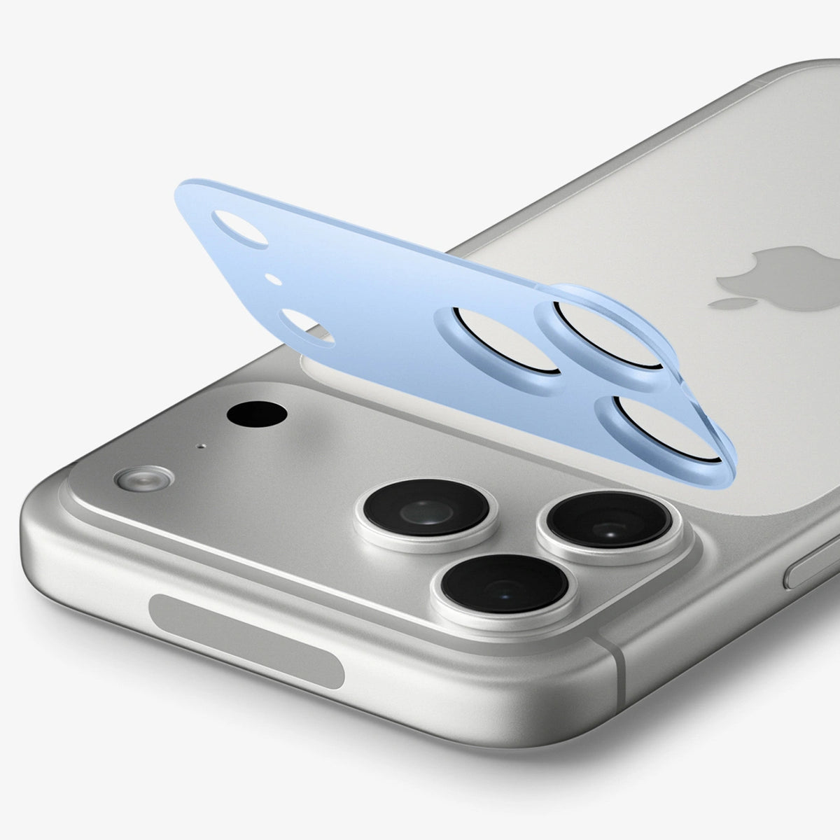 Szkło hartowane na aparat Spigen Optik na iPhone 18 Pro - jasnoniebieskie – zdjęcie 6