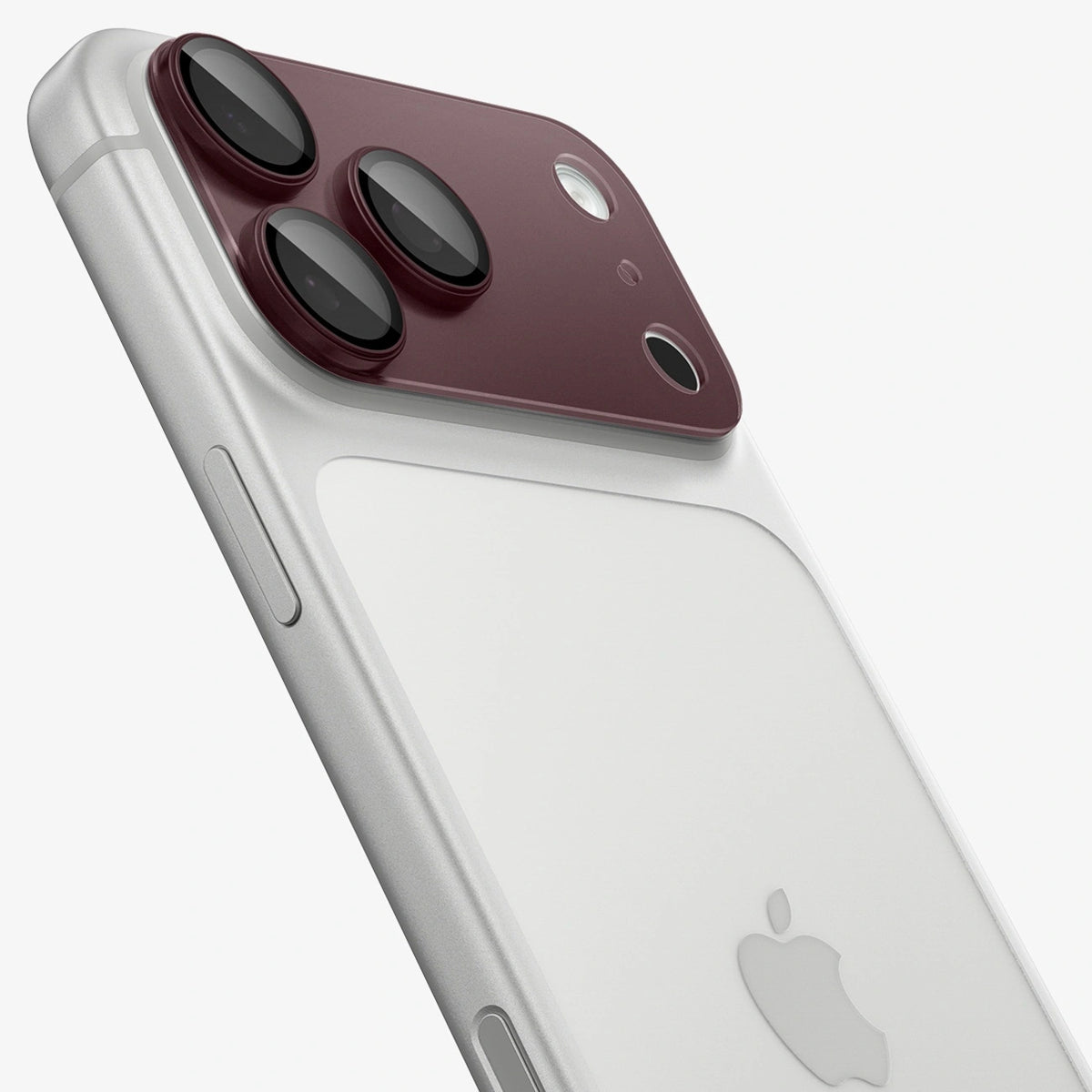Szkło hartowane na aparat Spigen Optik na iPhone 18 Pro Max - dark cherry – zdjęcie 4