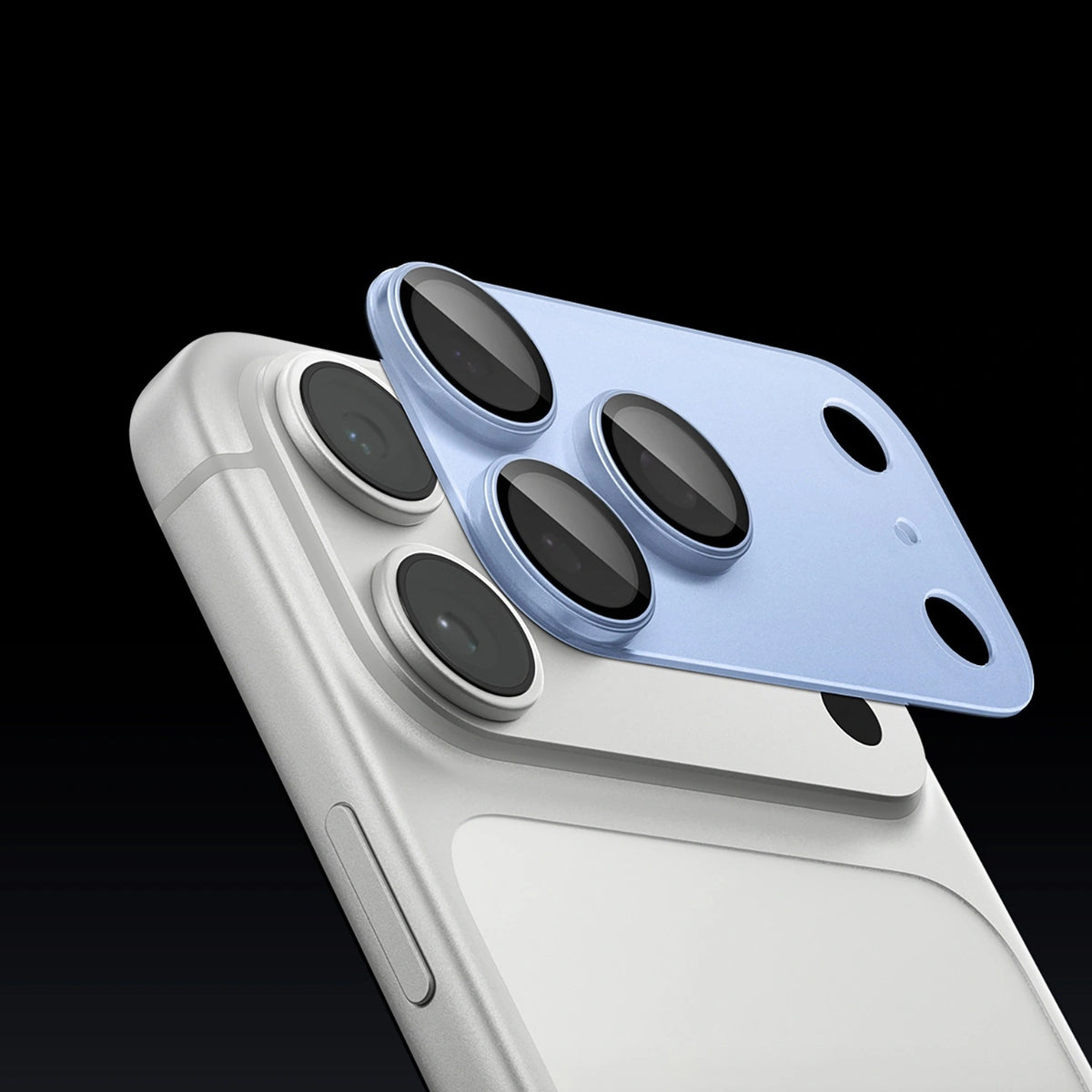 Szkło hartowane na aparat Spigen na iPhone 18 Pro Max - jasnoniebieskie – zdjęcie 11