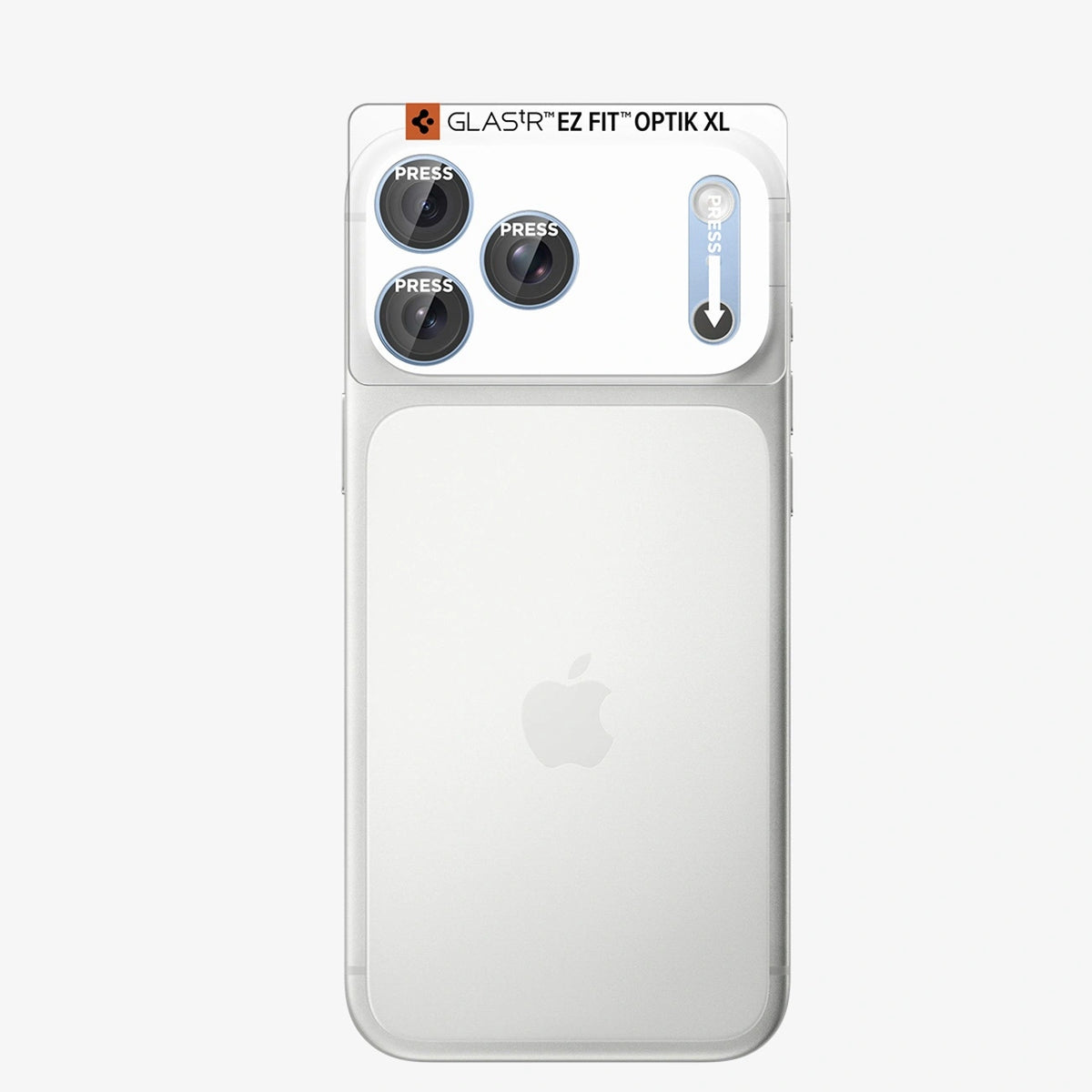 Szkło hartowane na aparat Spigen na iPhone 18 Pro Max - jasnoniebieskie – zdjęcie 2