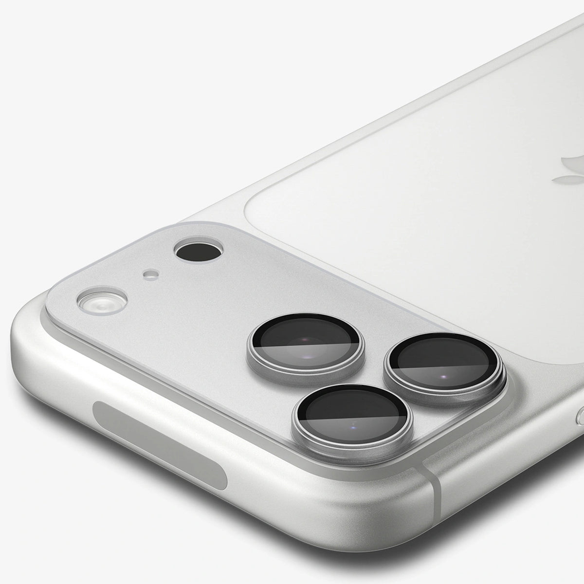 Szkło hartowane na aparat Spigen Optik Pro na iPhone 18 Pro Max - srebrne – zdjęcie 4