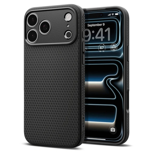 Etui Spigen Liquid Air na iPhone 18 Pro / 17 Pro - czarne matowe