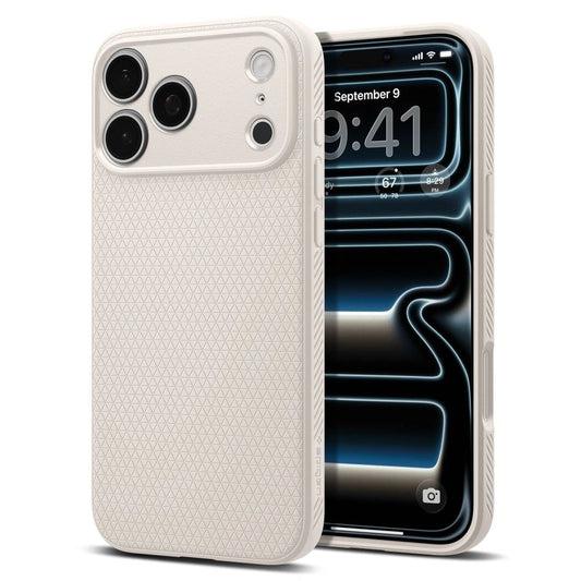 Etui Spigen Liquid Air na iPhone 18 Pro / 17 Pro - tytanowy