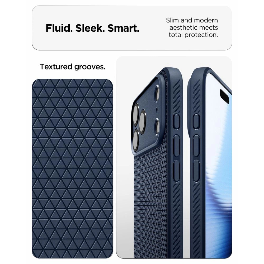 Etui Spigen Liquid Air na iPhone 18 Pro / 17 Pro - granatowe – zdjęcie 6