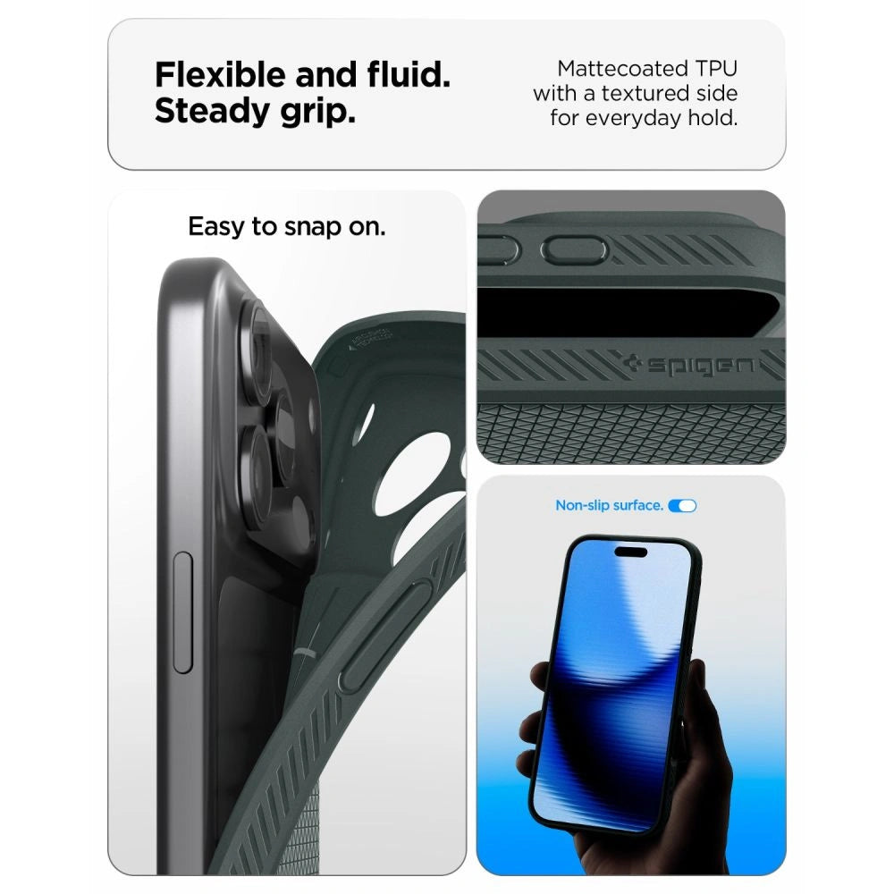 Etui Spigen Liquid Air na iPhone 18 Pro Max / 17 Pro Max - zielone – zdjęcie 7