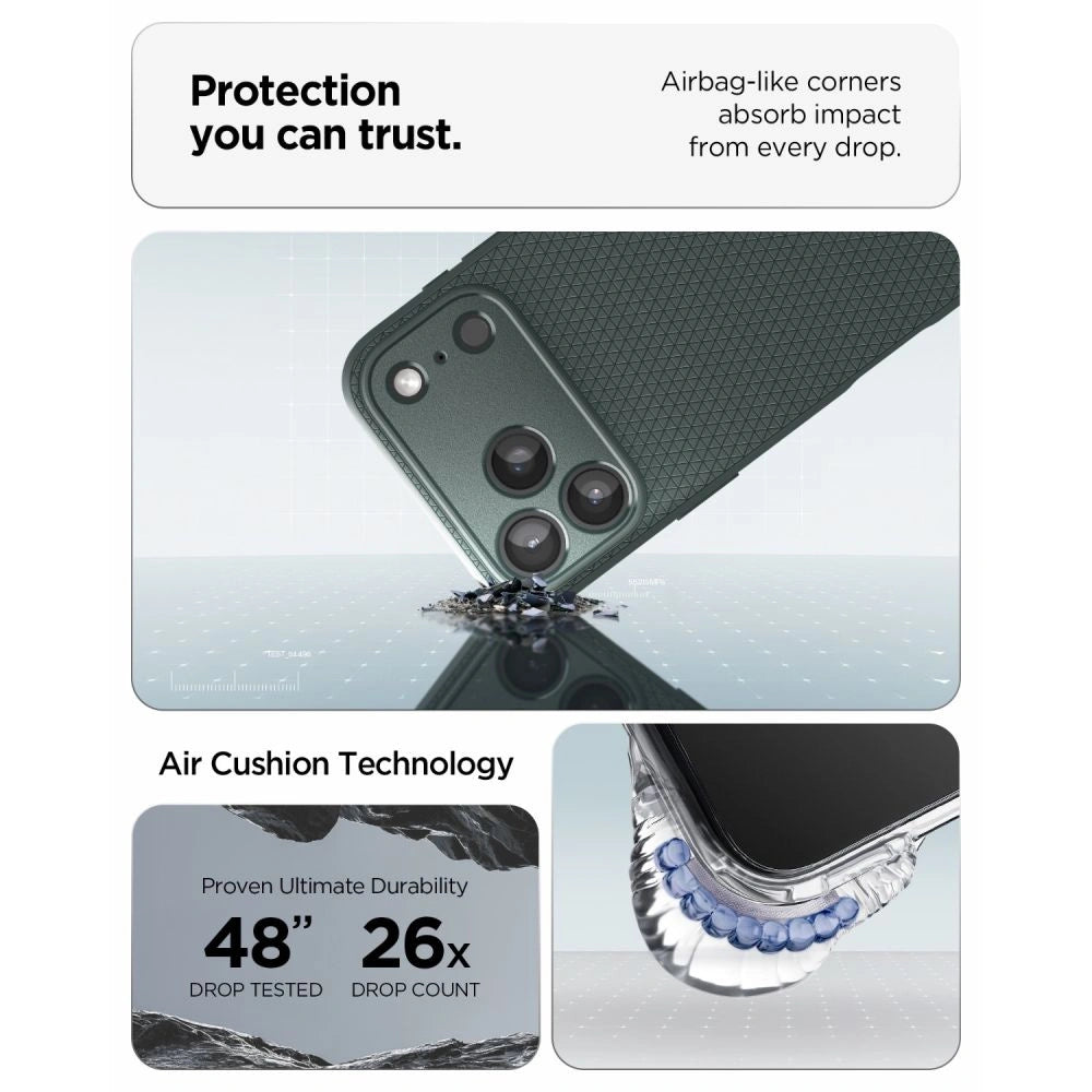 Etui Spigen Liquid Air na iPhone 18 Pro Max / 17 Pro Max - zielone – zdjęcie 9
