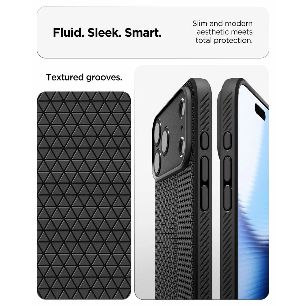 Etui Spigen Liquid Air na iPhone 18 Pro Max / 17 Pro Max - czarne matowe – zdjęcie 6