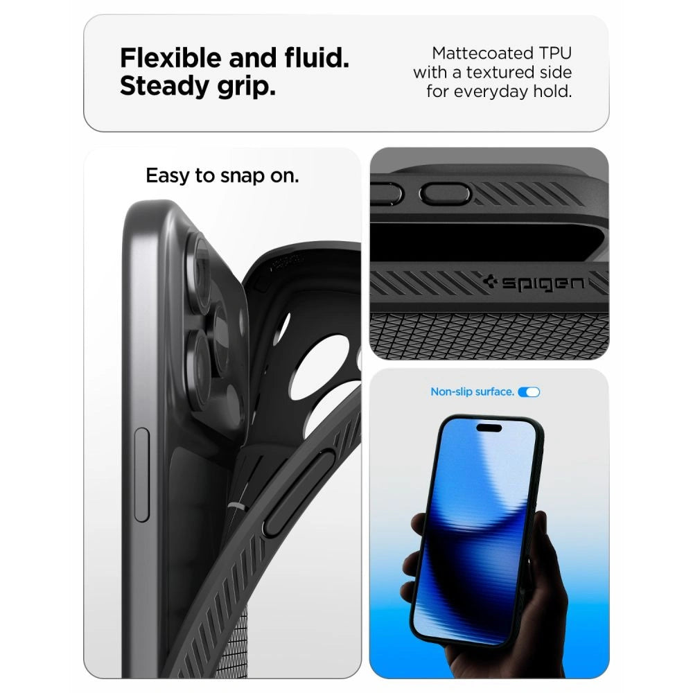 Etui Spigen Liquid Air na iPhone 18 Pro Max / 17 Pro Max - czarne matowe – zdjęcie 7
