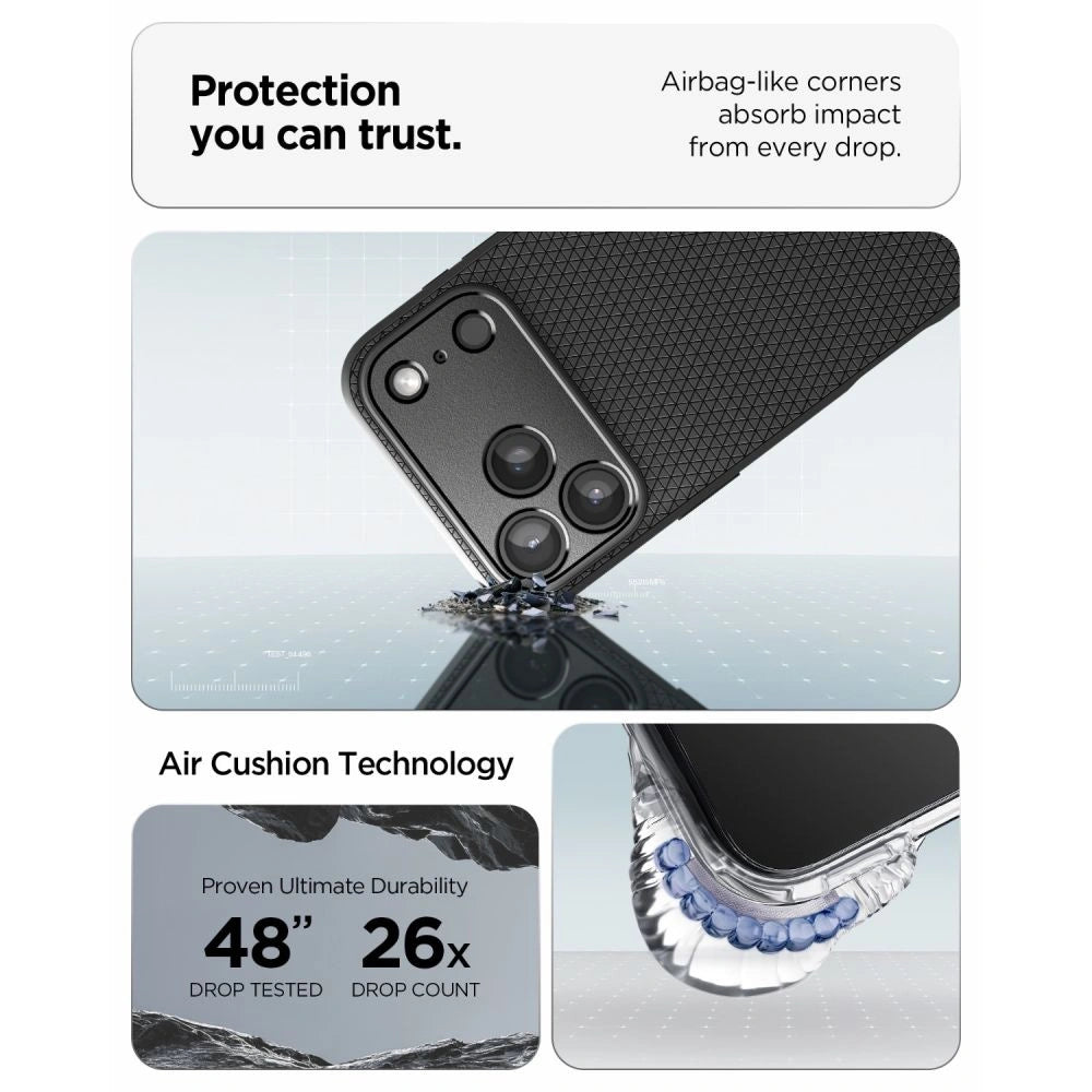 Etui Spigen Liquid Air na iPhone 18 Pro Max / 17 Pro Max - czarne matowe – zdjęcie 9