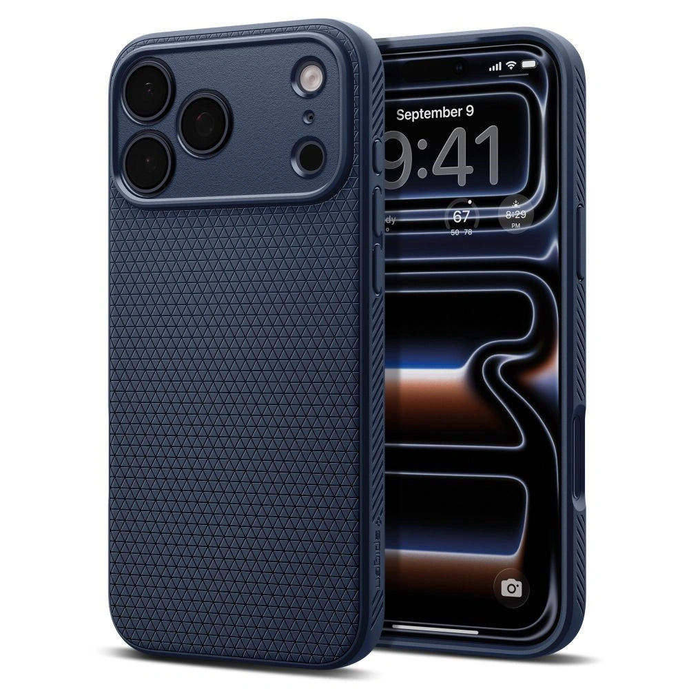 Etui Spigen Liquid Air na iPhone 18 Pro Max / 17 Pro Max - granatowe