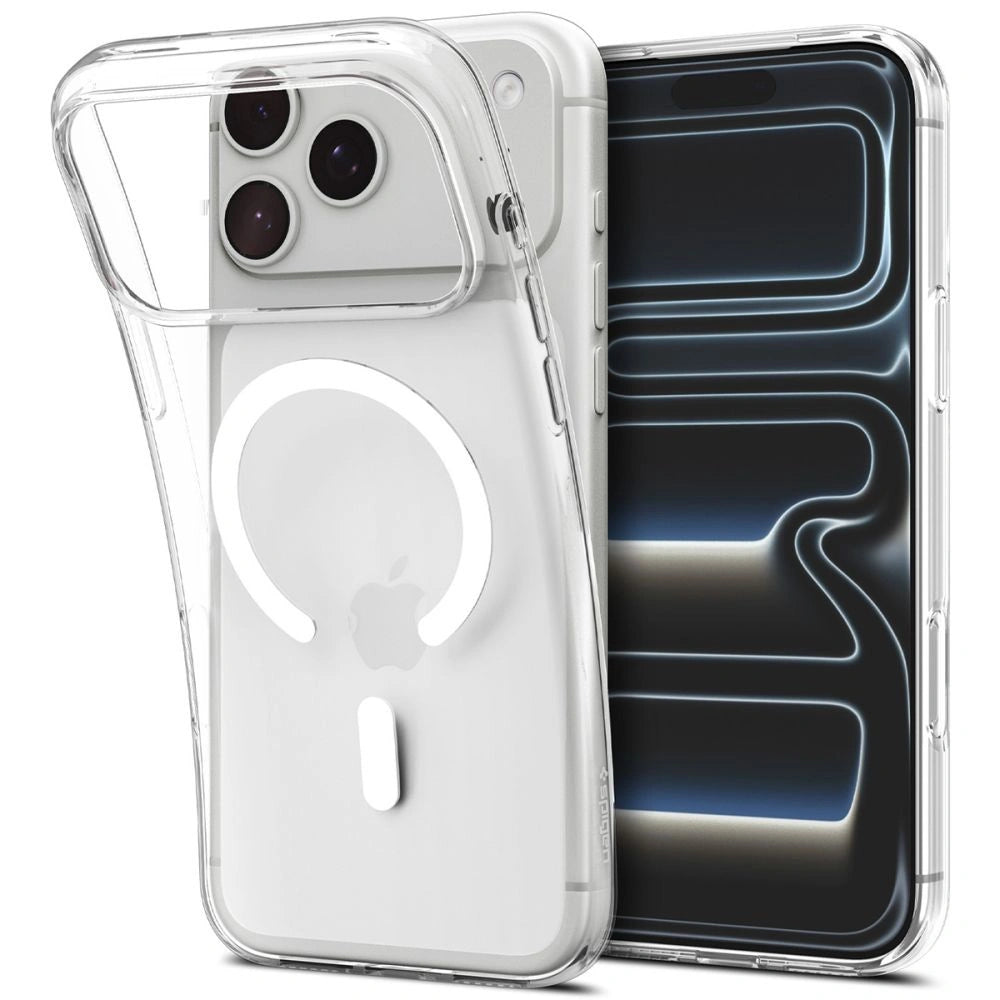 Etui Spigen Liquid na iPhone 18 Pro Max / 17 Pro Max - przezroczysto-białe