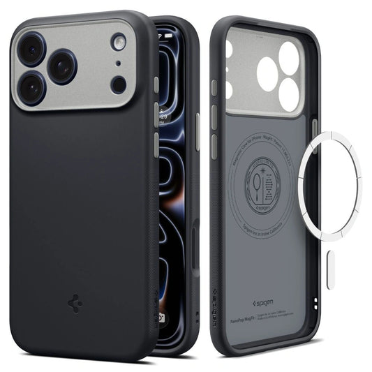 Etui Spigen Nano Pop MagSafe na iPhone 18 Pro / 17 Pro - czarne