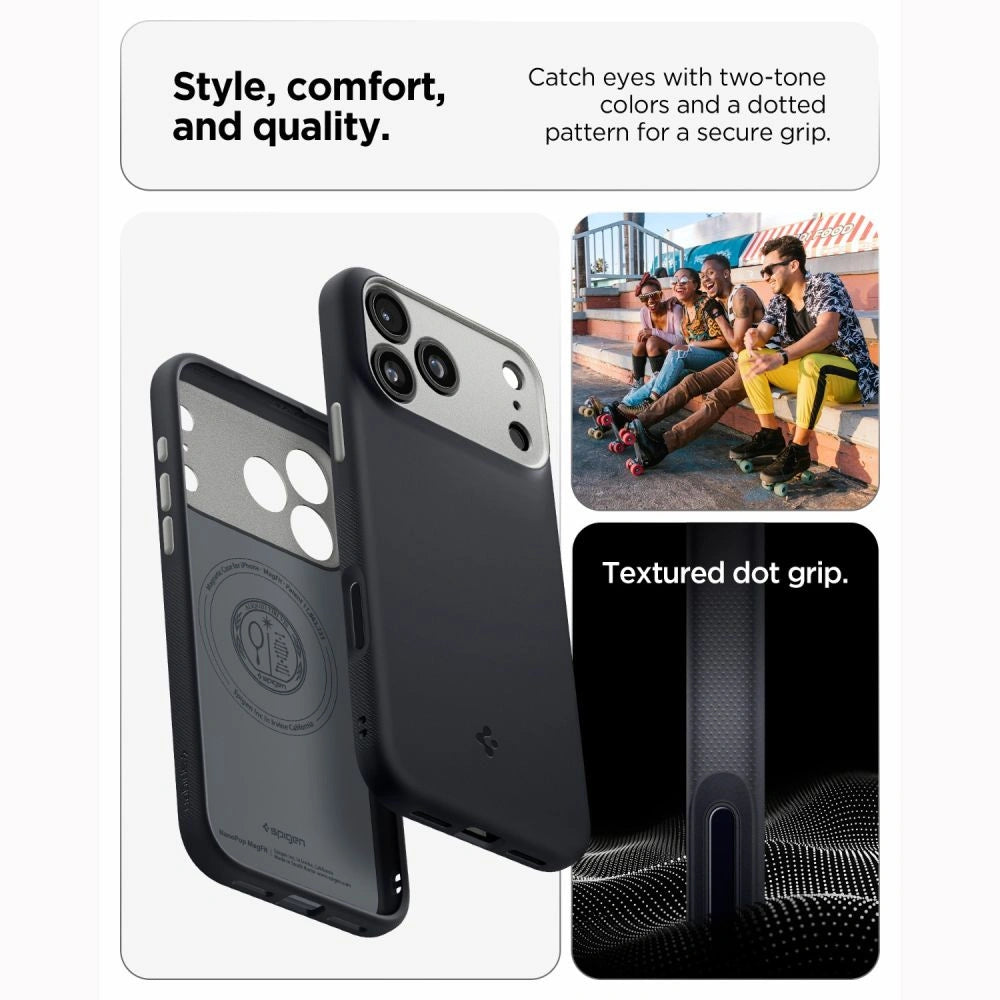 Etui Spigen Nano Pop MagSafe na iPhone 18 Pro / 17 Pro - czarne – zdjęcie 7