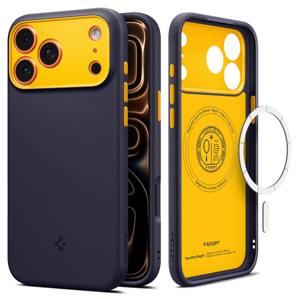 Etui Spigen Nano Pop MagSafe na iPhone 18 Pro / 17 Pro - niebieskie – zdjęcie 11