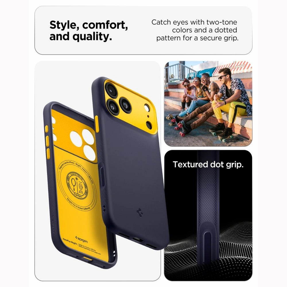 Etui Spigen Nano Pop MagSafe na iPhone 18 Pro / 17 Pro - niebieskie – zdjęcie 6