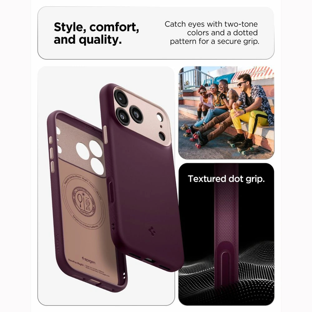 Etui Spigen Nano Pop MagSafe na iPhone 18 Pro Max / 17 Pro Max - dark cherry – zdjęcie 7