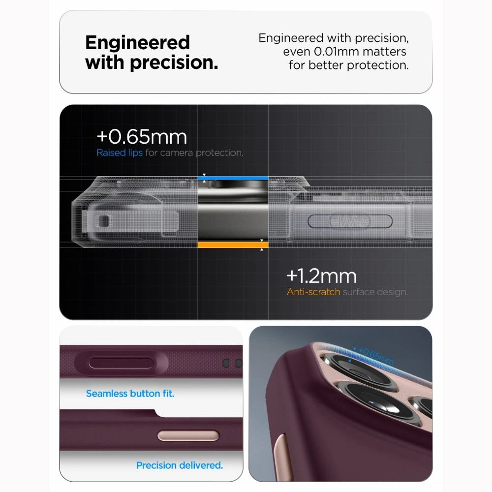 Etui Spigen Nano Pop MagSafe na iPhone 18 Pro Max / 17 Pro Max - dark cherry – zdjęcie 8