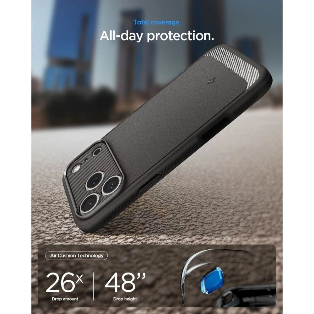 Etui Spigen Rugged Armor MagSafe na iPhone 18 Pro / 17 Pro - szare – zdjęcie 8