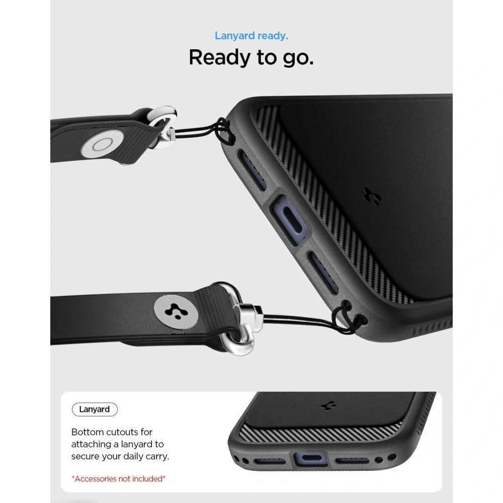 Etui Spigen Rugged Armor MagSafe na iPhone 18 Pro / 17 Pro - czarne matowe – zdjęcie 6